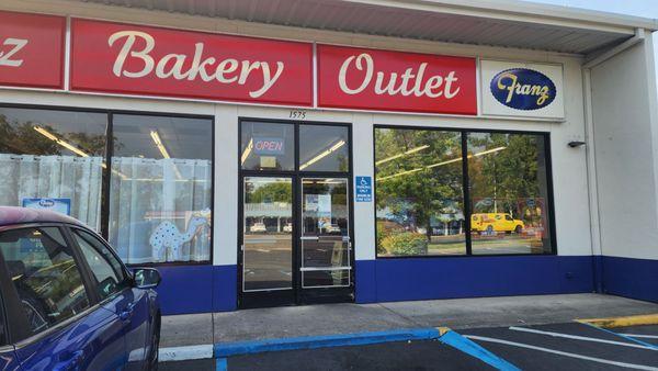 Front of store, should have got a picture of all my good stuff i got!