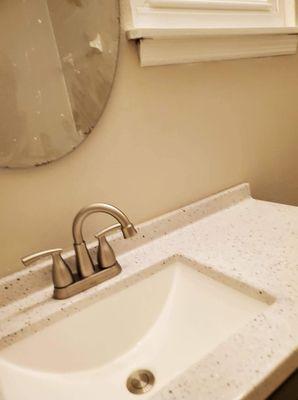 Bathroom sink Pre move in