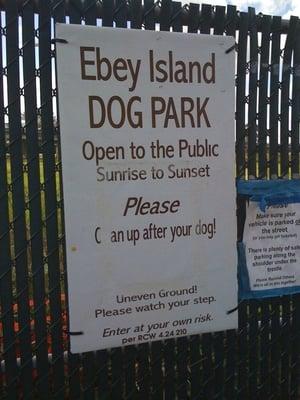 Ebey Island Dog Park