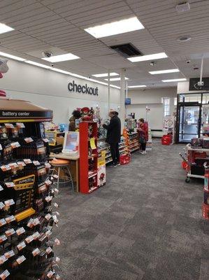 Battery display, photo department & checkout counter #cvs @yelpdc #pharmacy