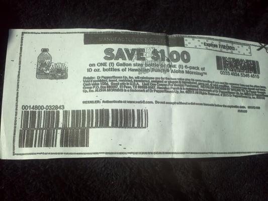 Use this coupon from channel 19.com family gives you $1.00 back to spend in the store. The final cost is $.42!