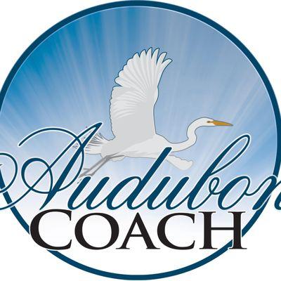 Logo of new orleans charter bus company Audubon Coach
