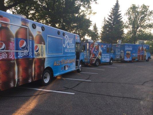 Pepsi food truck wraps for great event in Minneapolis!
