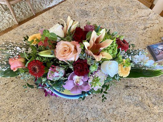 Floral Centerpiece by Ati (top view)