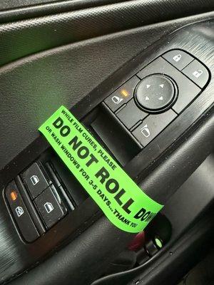 Not really much to show in pictures for tinted windows so I thought I'd put this on here