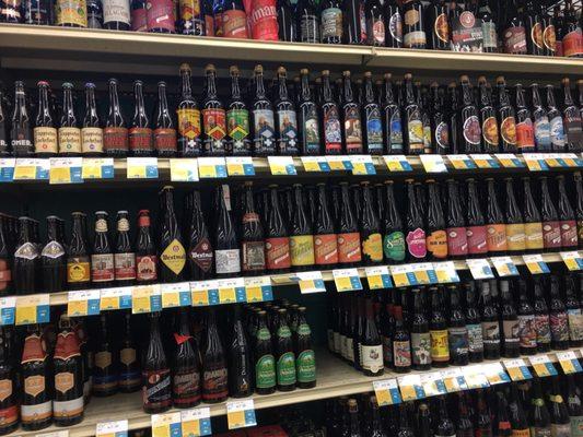 Nice selection of beer