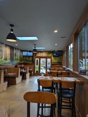 Seating area.