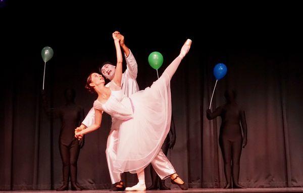 The Ballerina and Perot. Photo and Ballet Production Copyright San Gorgonio Ballet Company 2003-2021 All Rights Reserved