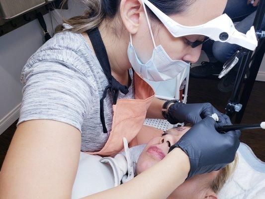 Microblading by AshleyNicole. This is me, Ashely.