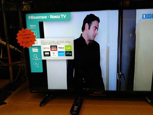 32 smart tv. They also have 40,"