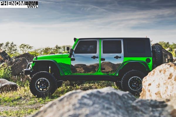 green and titanium super-chrome