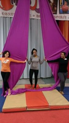 We had a great time tonight learning something new! This is our "we survived gracefully" shot. :)