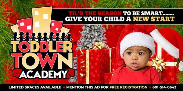 Give your child a NEW START !! Merry Christmas!!
