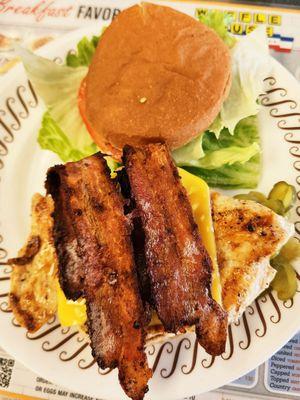 Deluxe Bacon Chicken Cheese Sandwich