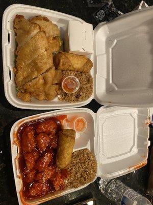 Almond Chicken / Sesame Chicken