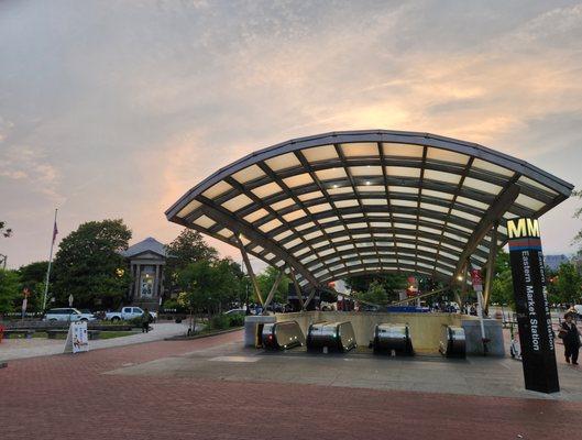 Beautiful sunset in mid May