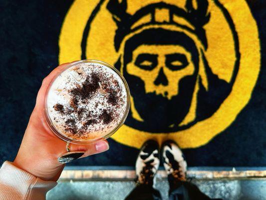 Double stuffed Oreo cold brew