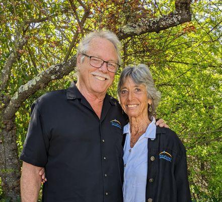 Business owners John Parry and Laura Goldman