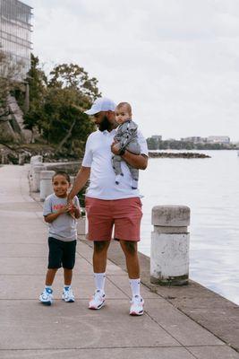 Family In Arms Cleaning