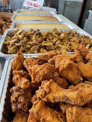 We Cater!!!!! Please send all inquiries to cealo456@gmail.com. Please include date of event, number of people and budget!