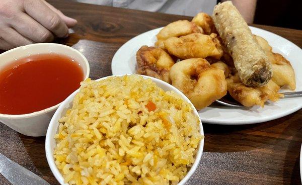 D18. Sweet & Sour Shrimp Dinner