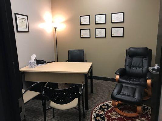 Office, private and sage space.