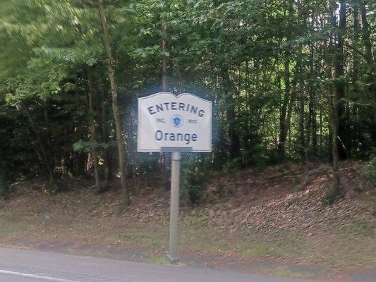 Entering Orange on Route 2 from Erving.