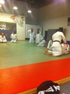 Newaza class in session