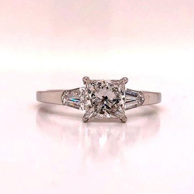 Custom engagement ring made by Jay Feder Jewelers
