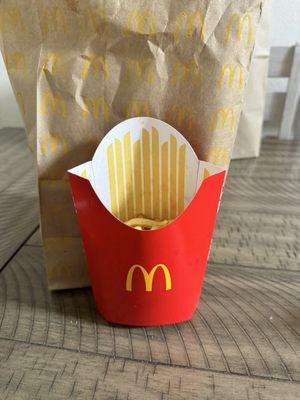 Large fry?? Definitely not!