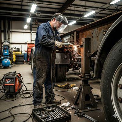 MAC Truck Repair Shop USA