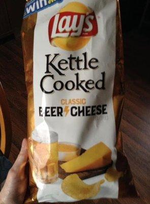 Back in early 2019, I found these Lays Kettle Cooked Classic Beer & Cheese chips there.