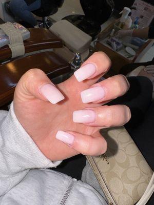 Dip powder nails #001 with extension