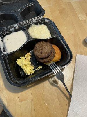 Once again . The egg was a little short.