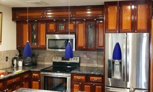 Only organic water base finishes used