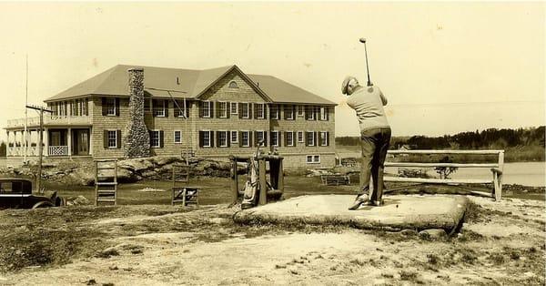 Golf at Sebasco in the 1940s