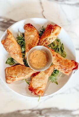 Jerk Chicken Egg Rolls