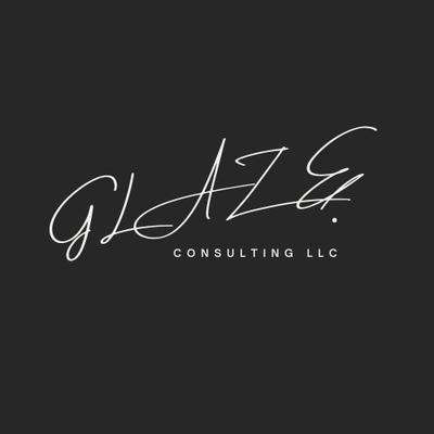 Official Logo Glaze Consulting LLC - Grey Background