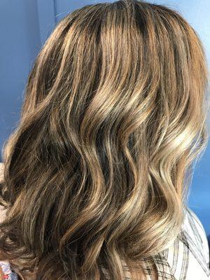 Balayage highlights
