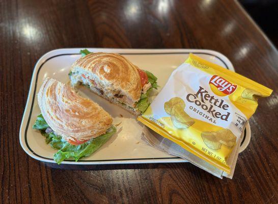 DC chicken salad sandwich, $11.99 with a drink (not shown).