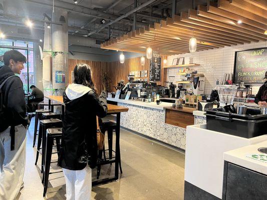 Inside, late afternoon