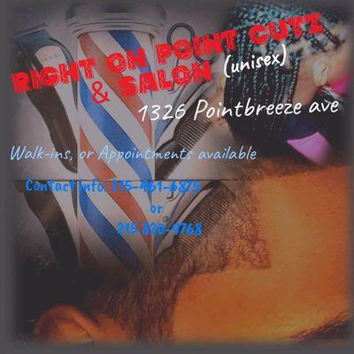 Come get groomed with cutz styles and braids styles.