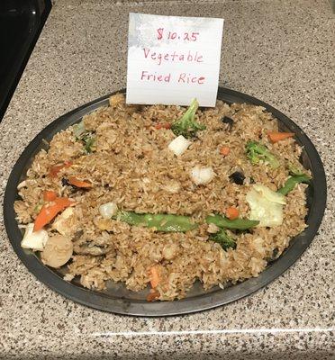 Good variety of vegetables & they were fresh.