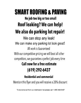Smart Roofing & Paving