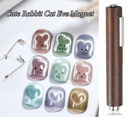 Cute Rabbit Cateye Magnet