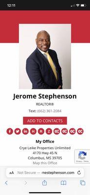 Jerome Stephenson - Crye Leike Properties Unlimited