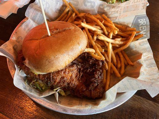 "Nashville" chicken sandwich