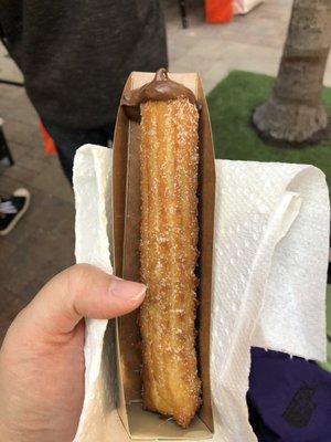 Nutella filled churro