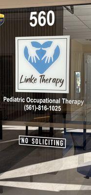 Our office front door