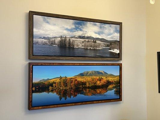 Mt. Katahdin - Baxter State Park Maine in Winter and Fall